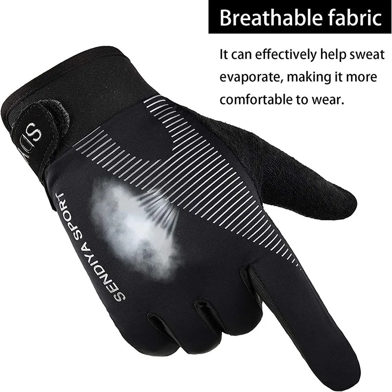 Workout Gloves Weight Lifting - Full Palm Protection & Extra Grip Gym Fishing Fencing Full Finger Gloves ForTraining Fitness