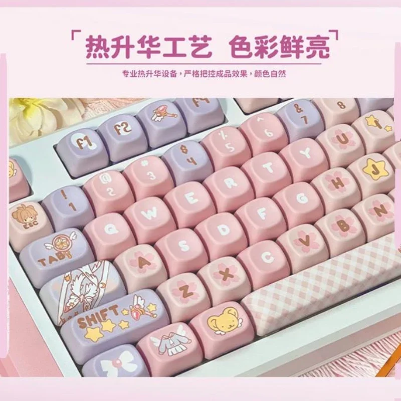 Mifuny Yuumi Keycap LOL Coffee-Sweetheart Anime Key Caps Custom Cherry/MOA Pbt Keycaps for Mechanical Keyboard Accessories Gift