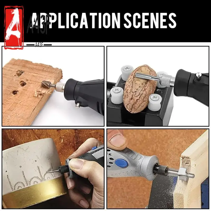 

A43F-20 шт. HSS резьбовые биты для гравировки по дереву и фрезы с 1/8 дюйма (3 мм), вращающиеся инструменты, аксессуары для DIY, деревообработки, резьбы