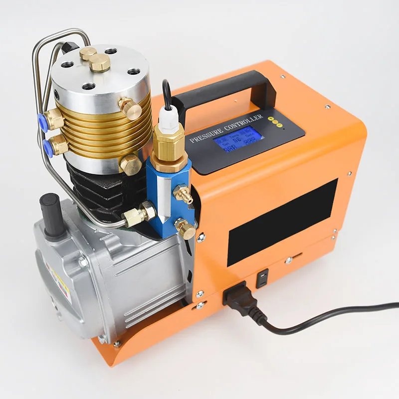 

Top quality electric high pressure air pump 30MPA air compressor electric inflator with automatic start and stop