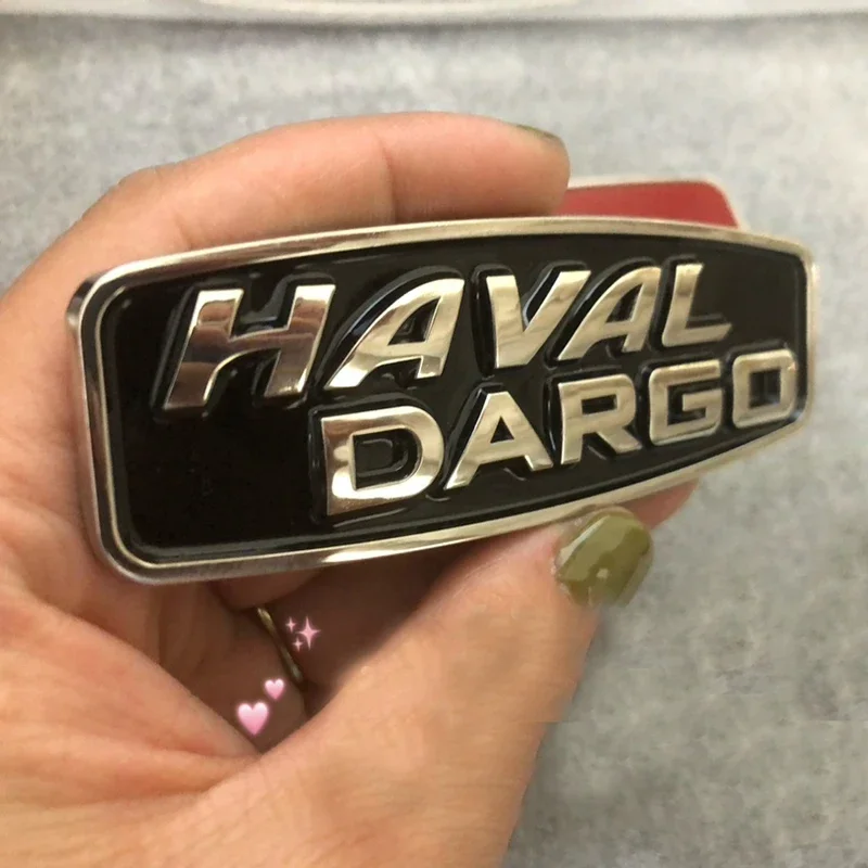 

Auto Rear Trunk Cover Black Emblem Stickers For Haval Dargo 2021 2022 2023 Car Styling Decals Badge Auto Retrofit Accessories