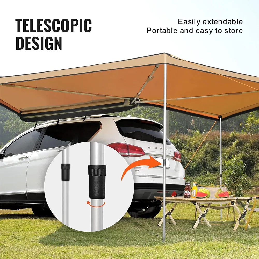 SDYITN 270° Vehicle Awning -Ultimate Sun Protection for SUVs, Trucks, and Vans - 270LTE Driver Side 270 Degree Awning