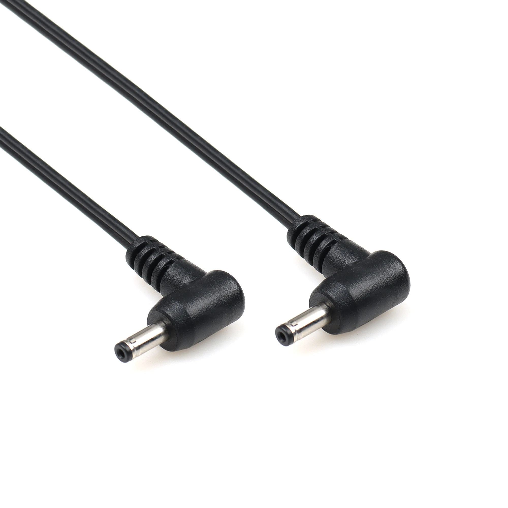DC35135 Right Angle Male to Male DC Cable 22AWG Flat Power Cord for Small Electronic Devices Small security cameras | 0.2M 1M