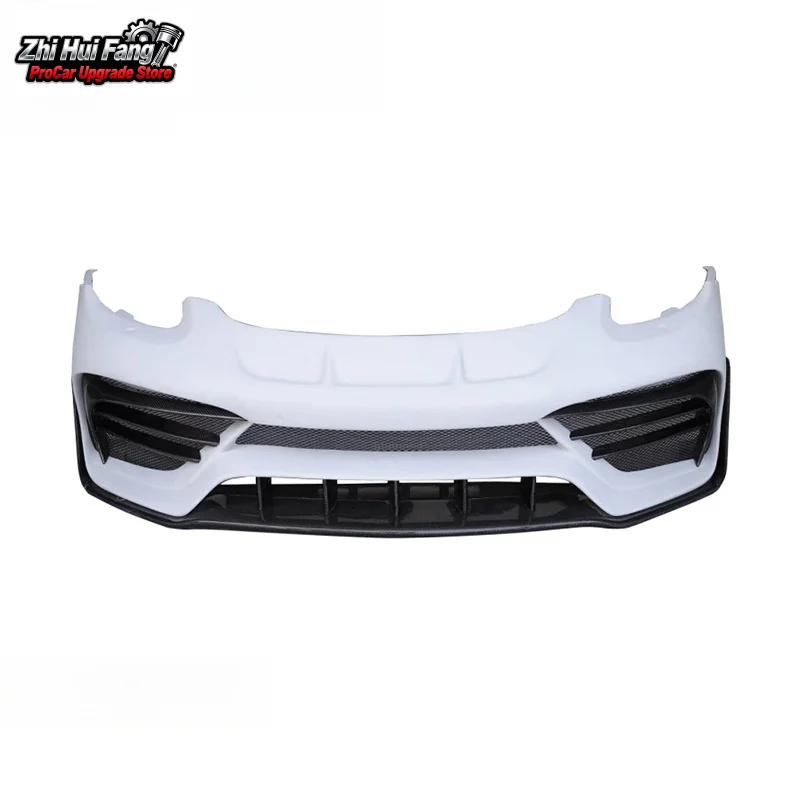 

Подходит для модели Porsche 718 PD, модификация из полууглеродного волокна, передний бампер, автомобильные аксессуары, Exterio