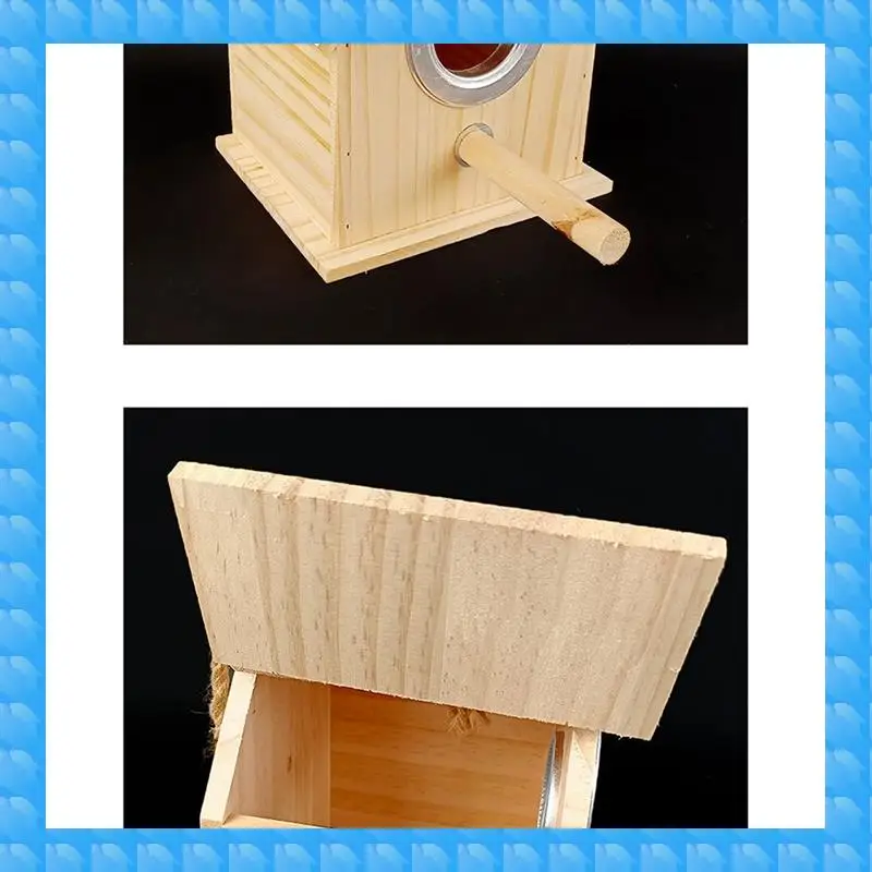 

ETRT Parrot Bird House Environmental Protection Bird Nest Hatching Living Warm Nest Beautiful Handmade Hanging Bird House