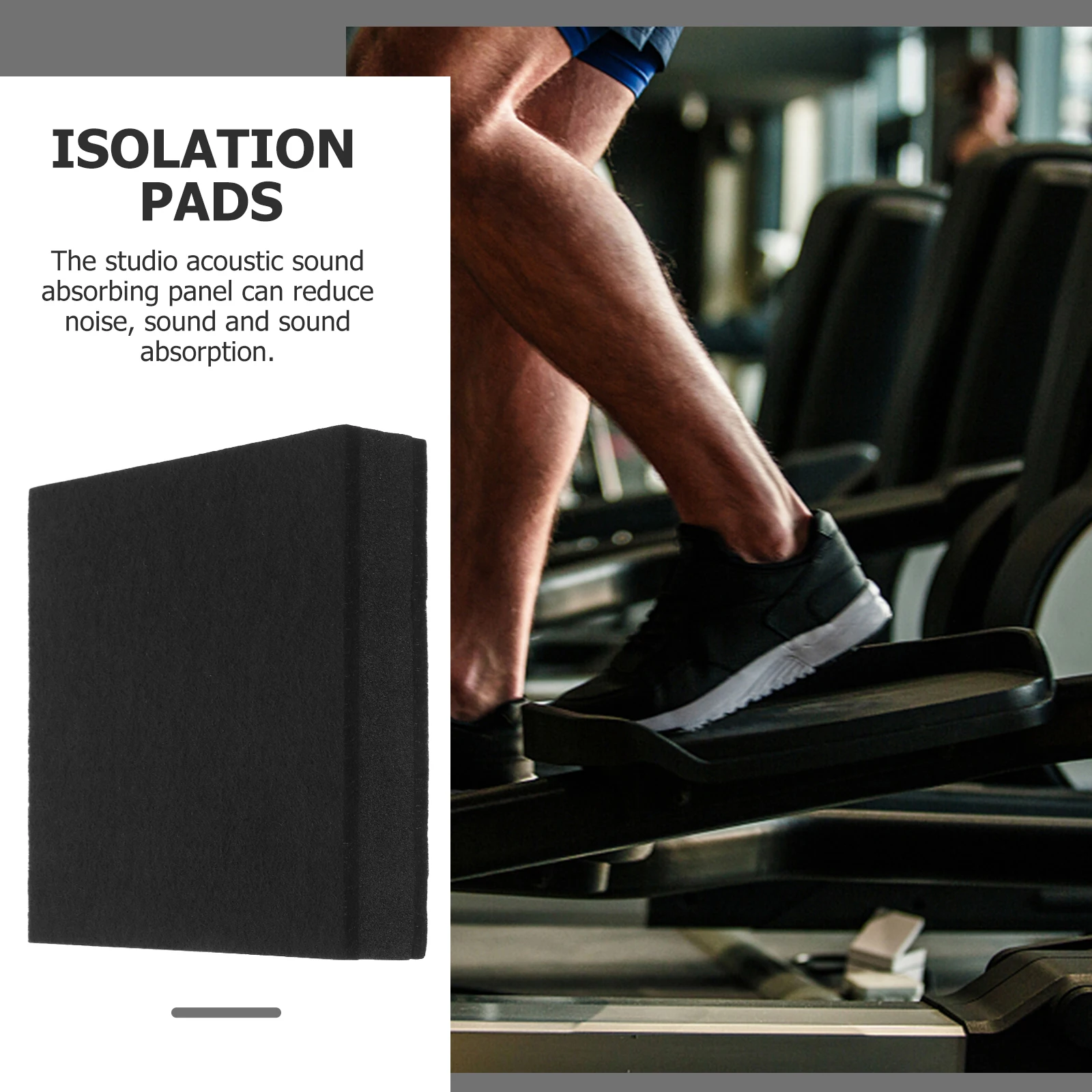 

Sound Insulation Mat Sound Absorbing Silicone Vibration Isolation Pads Multi Functional Shock Absorption Noise Reduction Strong