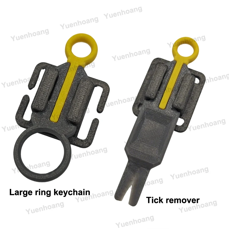 1PCS Outdoor Tactical MOLLE Quick-Release Tool Backpack-mounted Paracord Organizer & Survival Tool Combo Key Hanger/Tick Remover