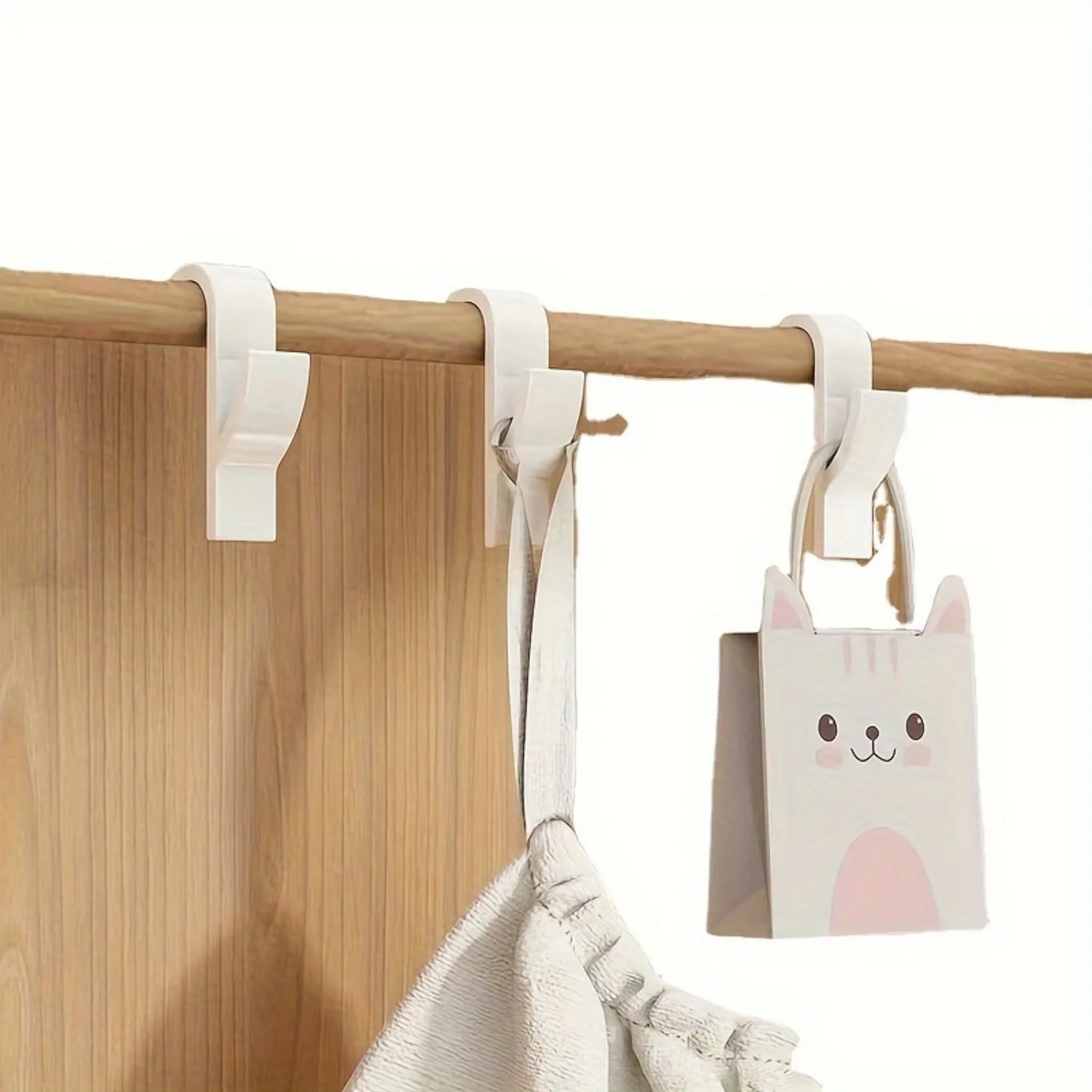 4Pcs Hangers for Heated Towel Multi-Purpose Radiator Hooks Coat Clothes Hanger Scarf Rack Bath Hook