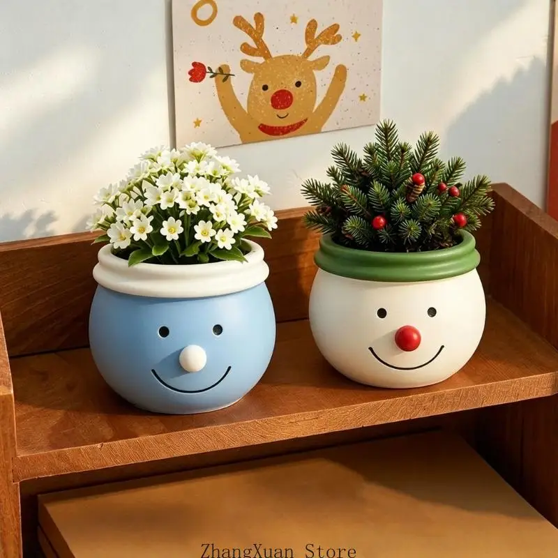 Feiertags-Schneemann-Gussform, Weihnachtscharakter-Kerzenform für Epoxidharz, 3 x – Detail 2