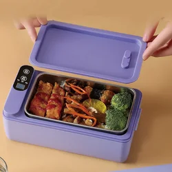 1000ml Electric Lunch Box USB Portable Camping Heated Insulated Lunch Box Charge Heated Unplugged Rater-free Office Lunch Box