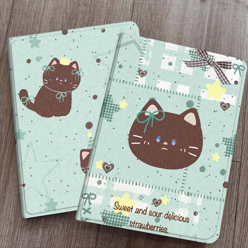 Cute Brown Cat Patt… - image