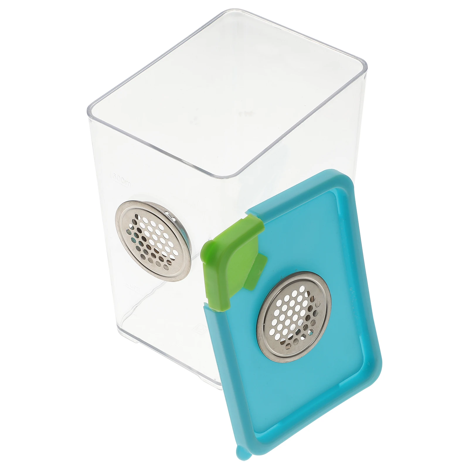 

1pc Durable Reptile Feeding Box Strong Climbing Pet Container With Ventilation For Insects Easy Clean Breeding Case