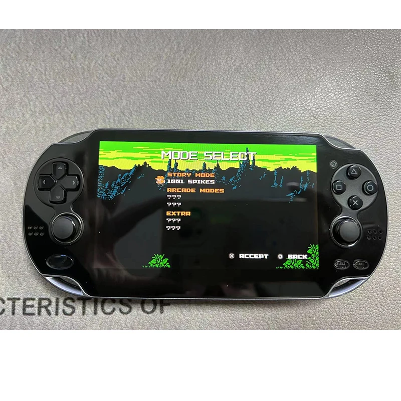 مخزون لوحدة التحكم في الألعاب المحمولة PSVITA 1000 PS Vita 1000 /PSV ITA غير مقفلة، مع شاشة OLED مقاس 5 بوصات PKGJ وAdrenaline