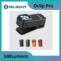 Olight Oclip Pro Clip on Flashlight with Floodlight Spotlight & Red Light IPX6