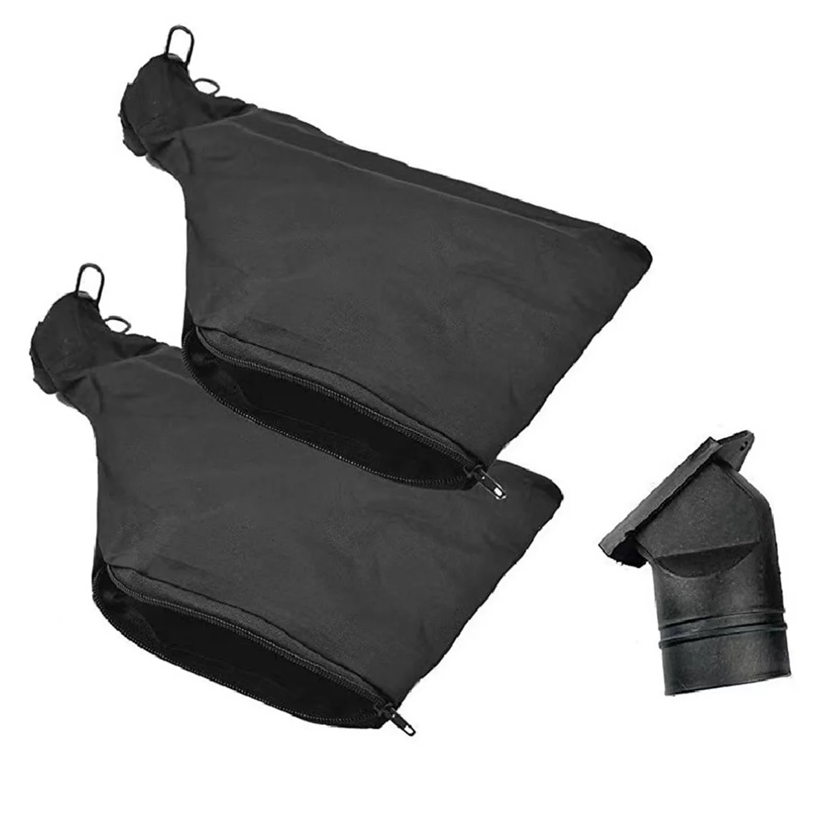 2 Pcs Black Dust Collection Bag for Miter Saw 255 Model with Zipper and Wired Adjustable Stand, Dust Collector Bags