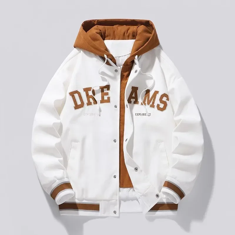 

Brand All-match Hoodies Student Hooded Jacket men Women High Quality Baseball Uniform Jacket Men's Autumn New Trendy Coats