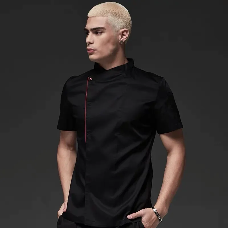 2025年ハロウィン メンズプロシェフユニフォーム、キッチンジャケット、フードサービス、レストラン用キッチンコート