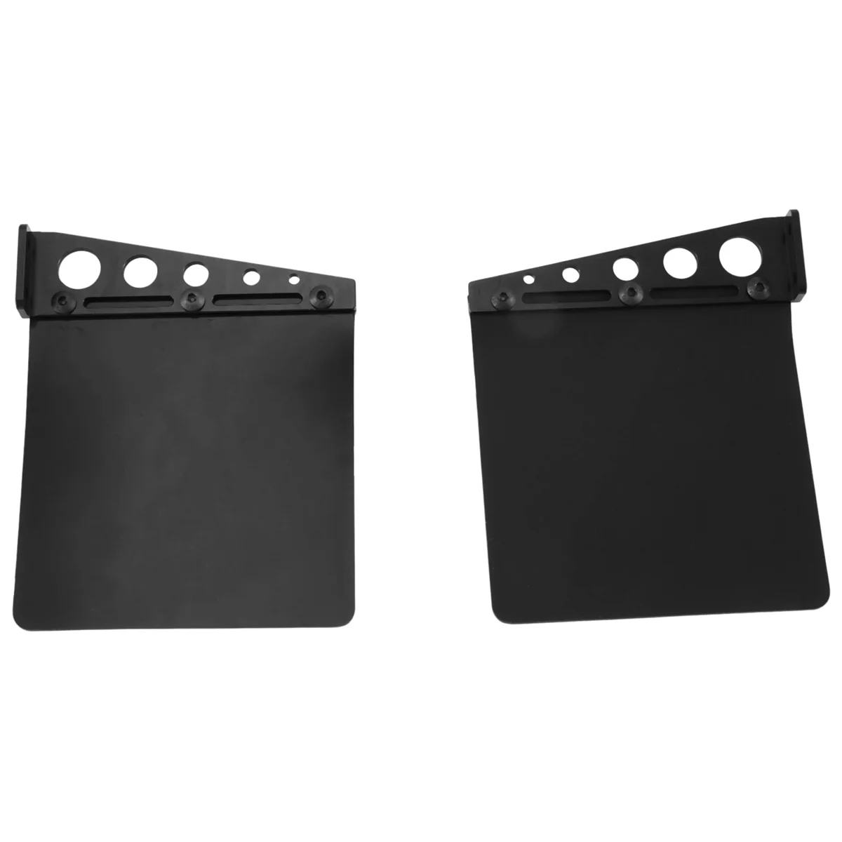 2Pcs 머드 가드 펜더 트림 1/14 TMIYA RC 트럭 티퍼 남자 TGX TGS JX F2000 LESU 모델 자동차 DIY 부품