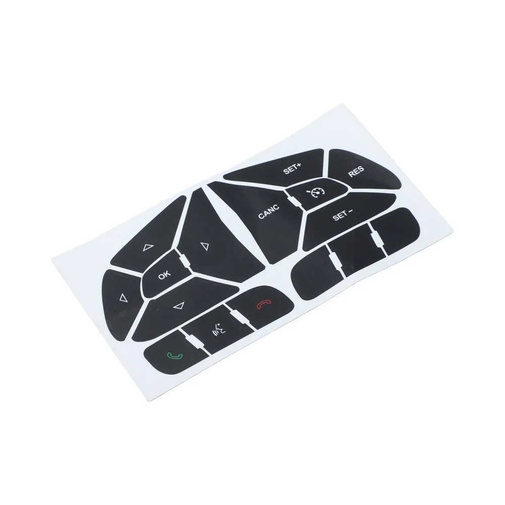 Button Overlay Button Repair Decal Car Interior Button Sticker Automotive Interior Sticker Type B High Grade Vinyl