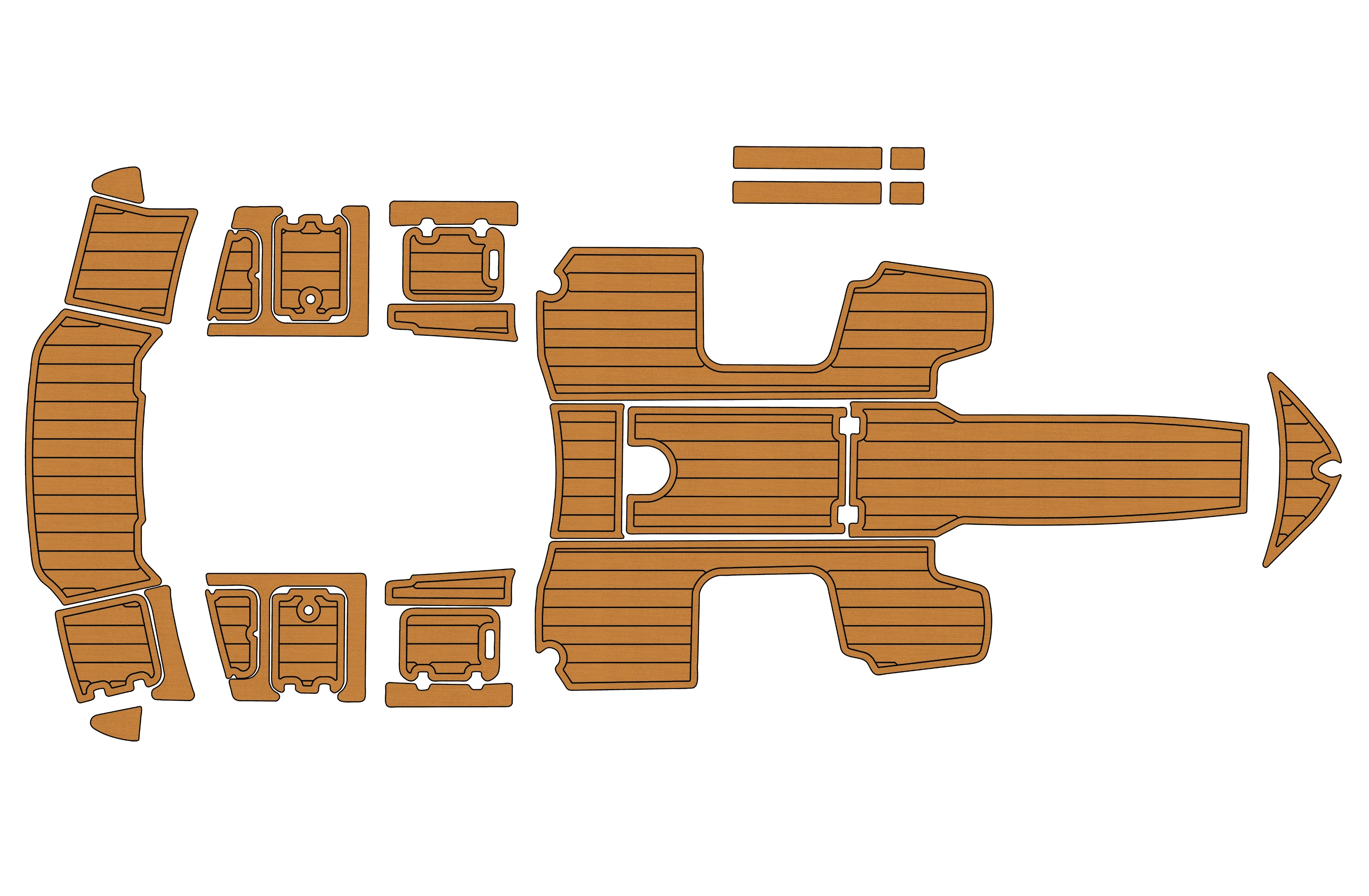 

Non-Slip EVA Faux Marine Mat Self-Adhesive 6mm Yacht Cockpit Pad for 2018-2019 Chaparral H20 Sport 19 Boat Decking Easy Install