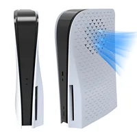 HONCAM PS5 Placa frontal Cubierta ABS premium Disco de carcasa y placas de cubierta de consola digital, cubiertas protectoras antipolvo para PS5Blanco