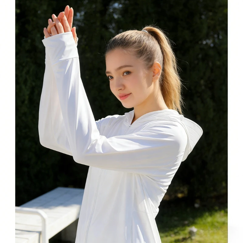 

Мужская и женская одежда из ледяного шелка для защиты от солнца: модная, универсальная, устойчивая к УФ-излучению, дышащая, идеально подходит для лета.