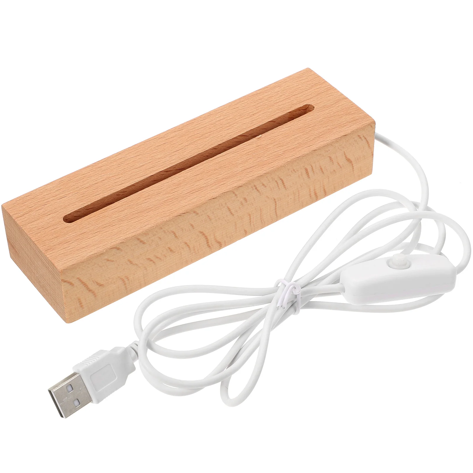 

Light Display Base LED Display Stand Wooden Light Base Wooden LED Stand Base Crystal LED Base