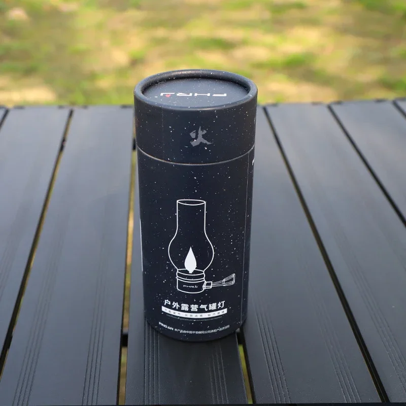 Camping Lantern Retro Glass Lampshade Gas Atmosphere Light Outdoor Fishing Picnic Gas Candle Lamp Camping Equipment Candle Light