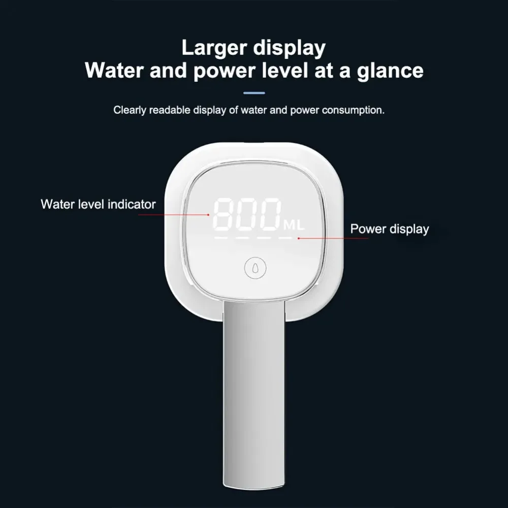 LED Display Automatic Water Dispenser USB Rechargeable Intelligent Automatic Drinking Water Pump Quantitative Water Output