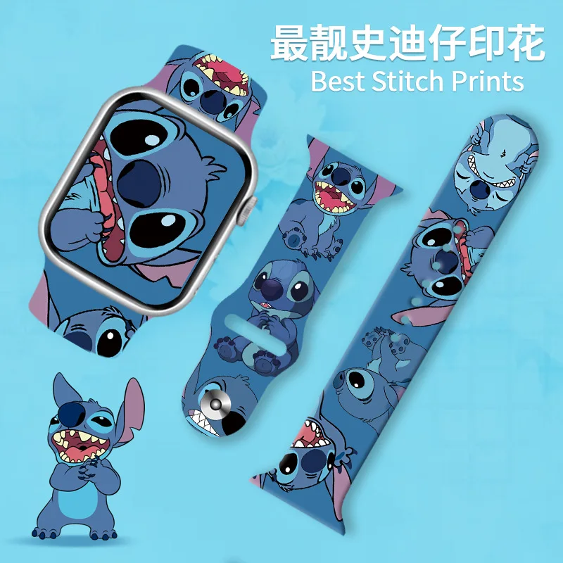 Disney Cute Stitch Kids Watch Band Smart Watch for Children Digital Clock Watch Sport Silicone Children Christmas Clock Toy Gift