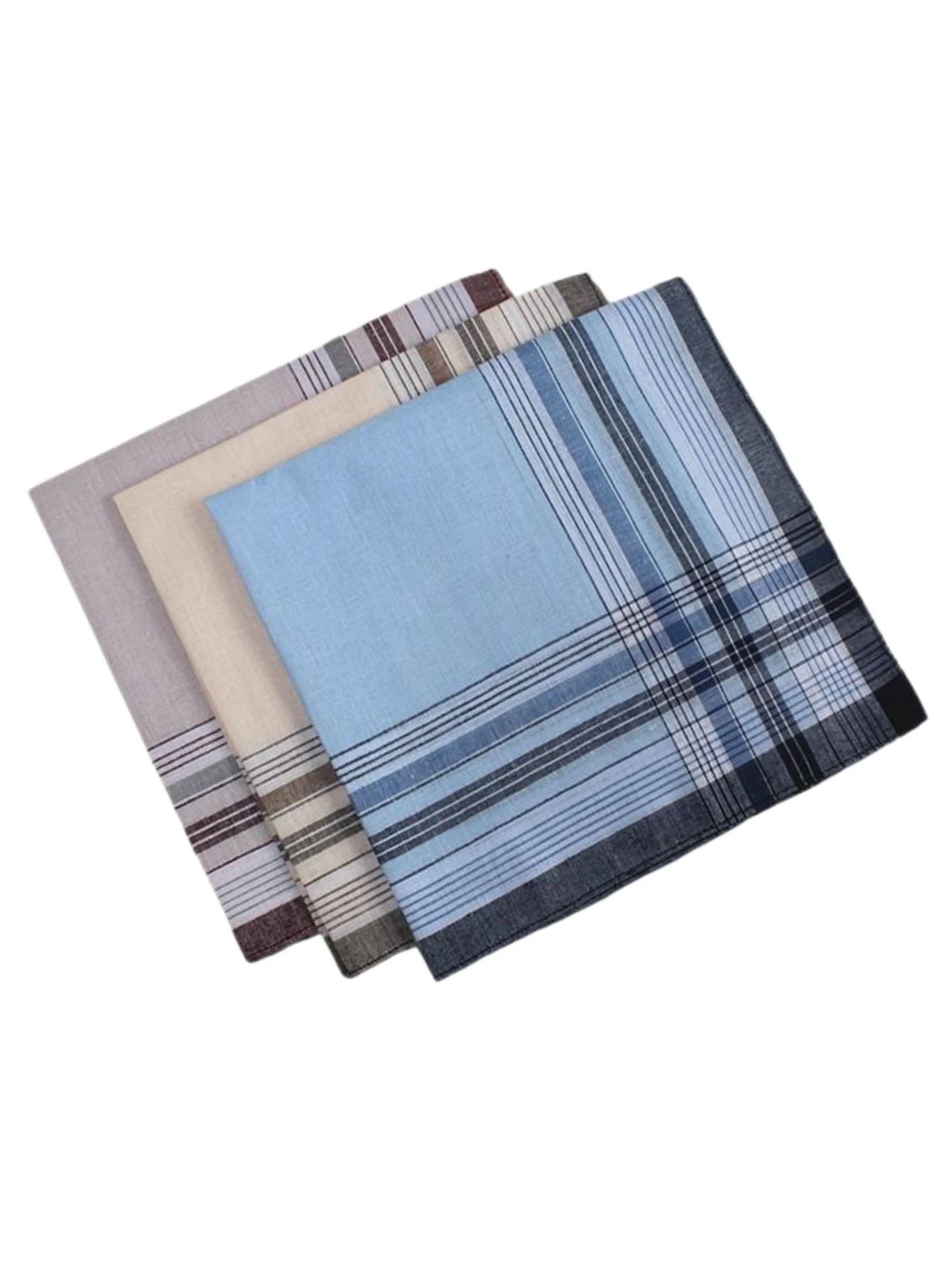 Vintage Satin Cotton Handkerchief, Classic Design