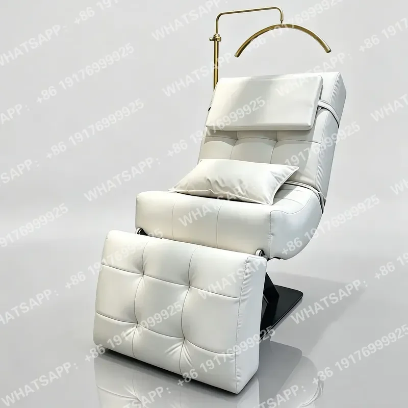 Eyelash Bed Color Eyelash Massage Bed With Customizable Head Lift and Customized Salon Furniture Curved Lash