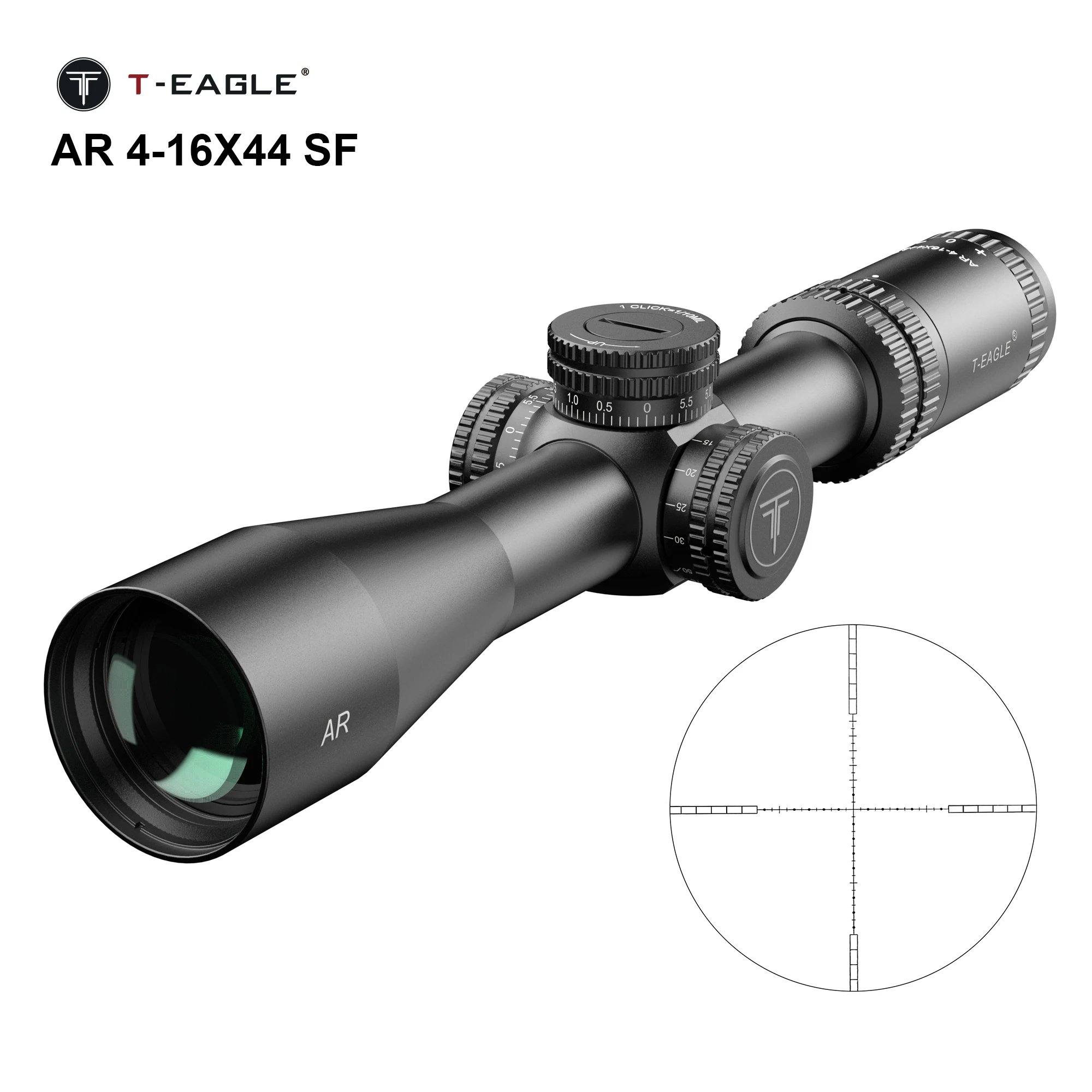 T-EAGLE AR 4-16x44 SF Hunting Scopes Rifle Scopes With illumination Tactical Riflescope for Sniper Rifle ScopeAirsoft Lunettes