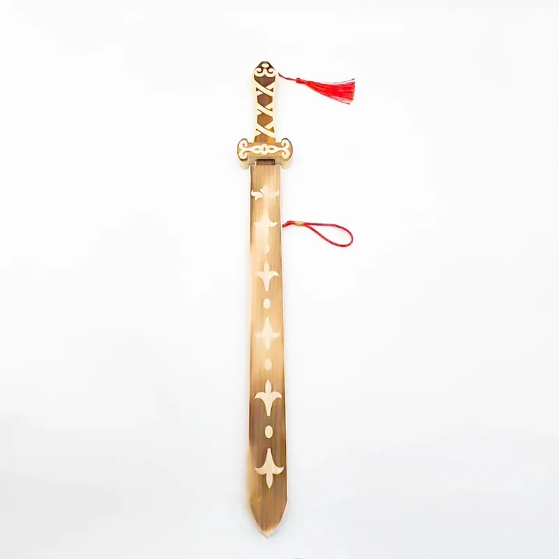 52 センチメートル/20.47 インチ刀剣木製如意中世コスプレアニメ周辺機器モデル小道具鞘付きパーティー用品グッズおもちゃ