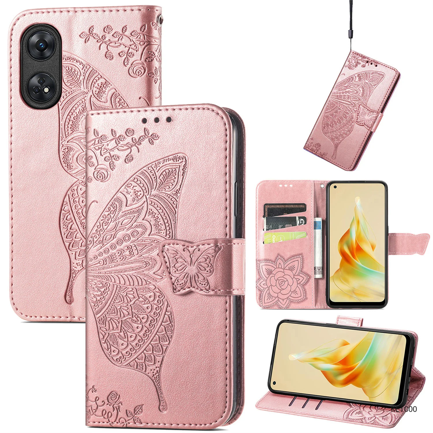 Capas Protective Shell for Oppo Reno8 T Realme V11 V30 V30T 11 Pro 11Pro Plus 11Pro+ 4G CPH2481 RMX3771 Flip Cover Leather Case