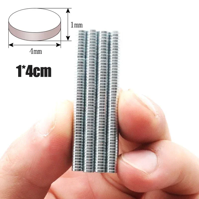 1 x 1/2 x 1/3 x 1/4 x 1 mm, superstarke Neodym-Scheibenmagnete, leistungsstarke Magnete für Kühlschrank, Heimwerker, Gebäude, wissenschaftliche Bastelarbeiten, Büromagnete