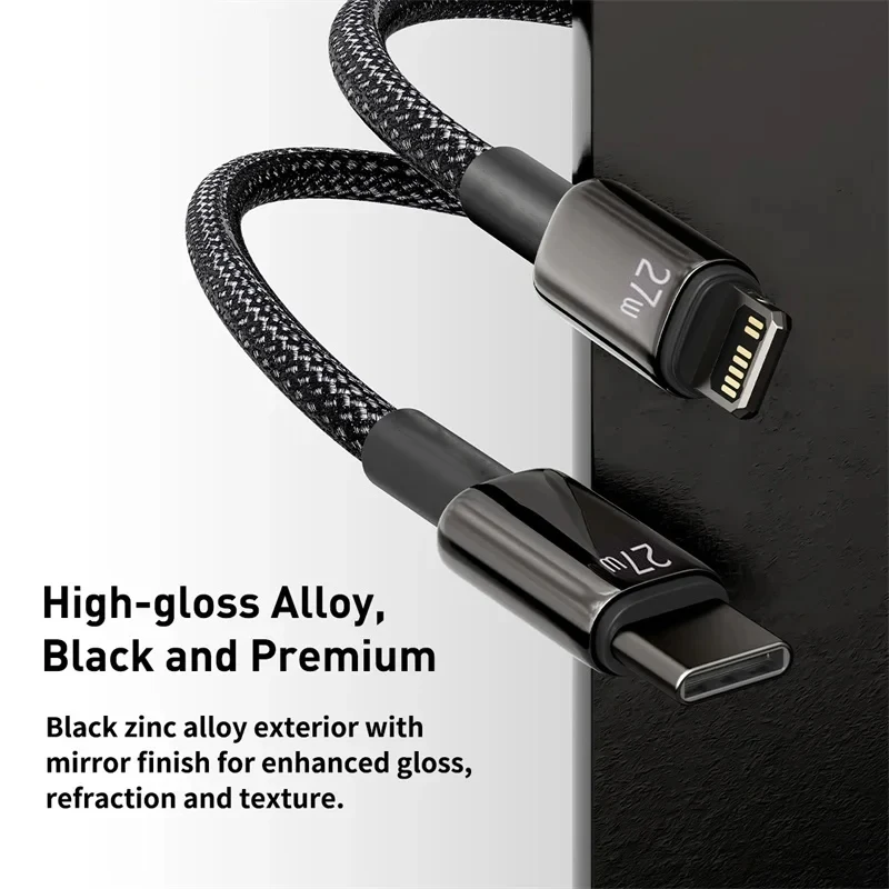 كابل شاحن USB C لهاتف أبل آيفون 14 13 12 11 برو ماكس كابل USB شحن سريع لهاتف آيفون X XR 8 USB نوع C إلى كابل البرق