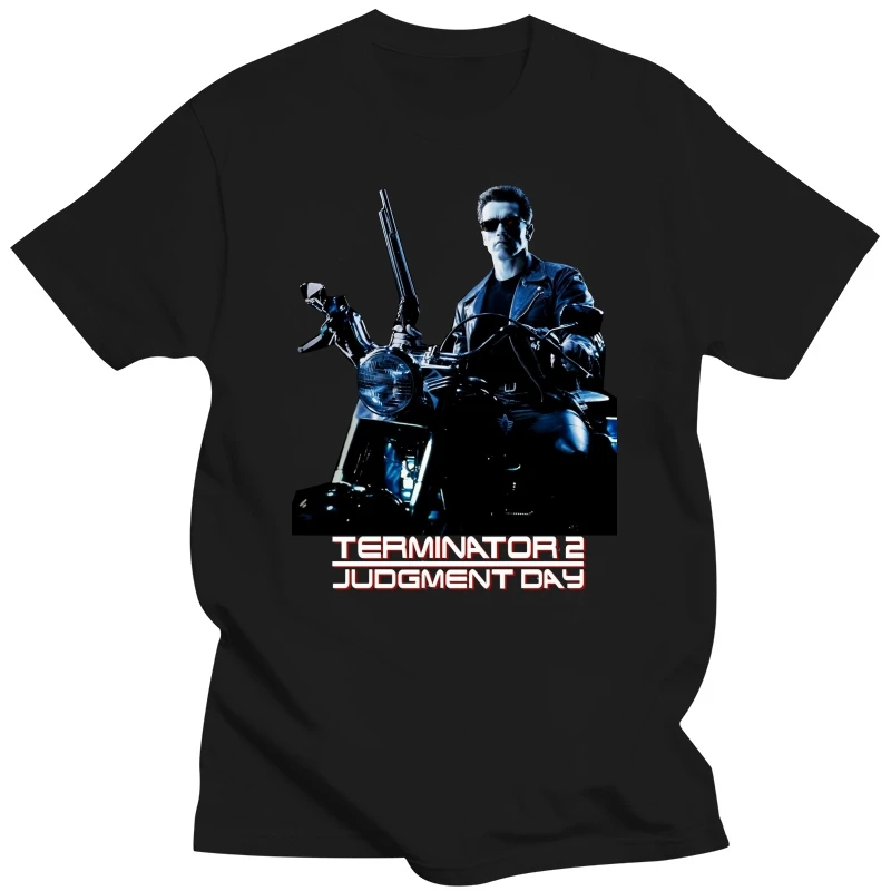 Terminator 2 Judgement Day Arnold Schwarzenegger Movie T Shirt