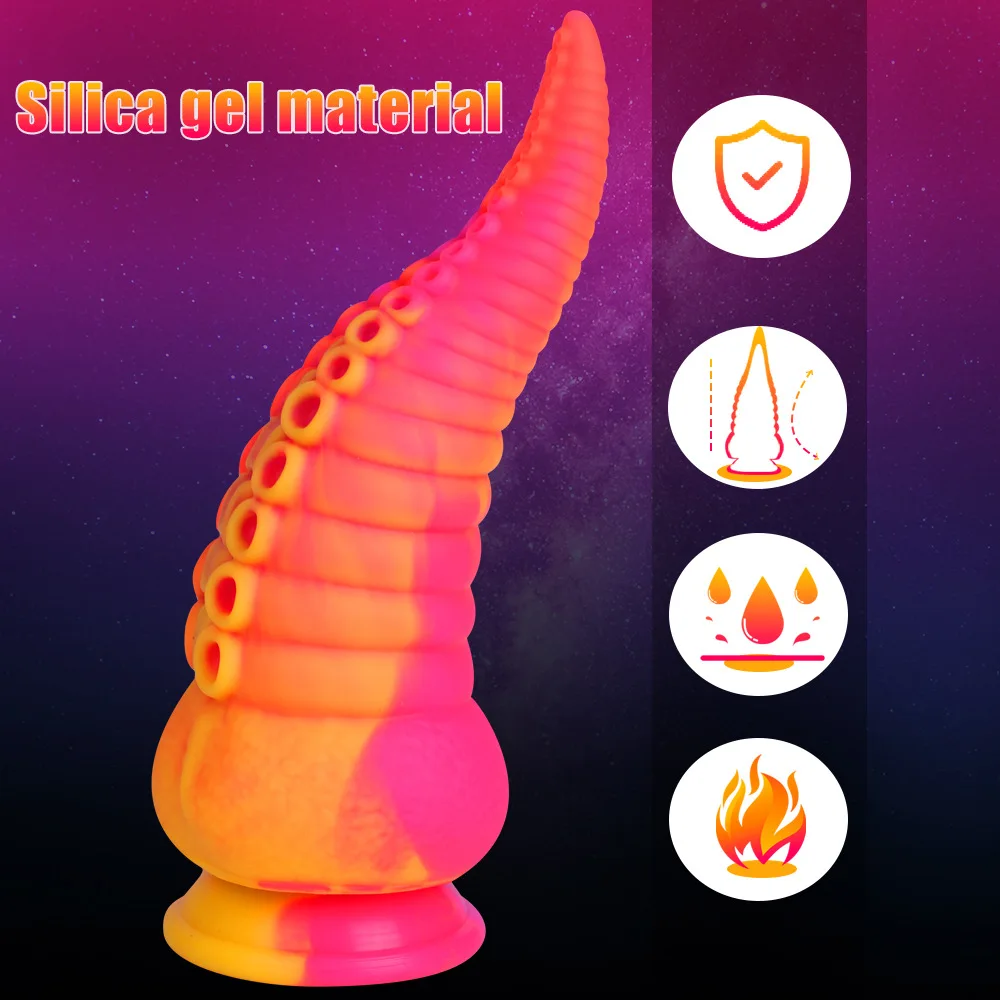 Silicone polpo tentacolo Butt dilatatore Plug anale giocattolo del sesso per donne uomini ano Expander prodotto per adulti dildo animali grande gioco erotico