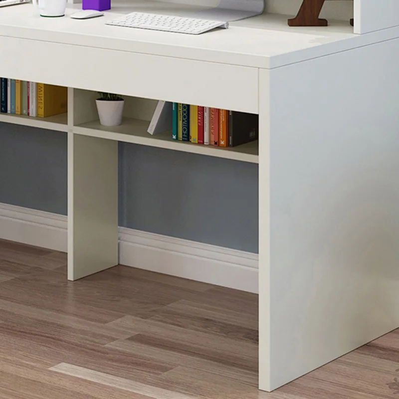 1.2M Desk Bookcase Combination Home Office Computer Desk Bookcase Desk One Simple Bedroom Student Study Writing Desk