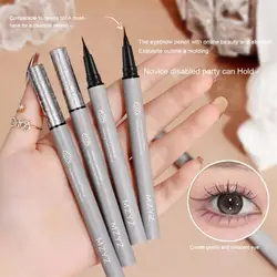 Ultra Fine Liquid Water Eyebrow Pen Long Lasting No Blooming Eyeliner Waterproof Sweat-proof Wild Eyebrow Tattoo Pen Makeup