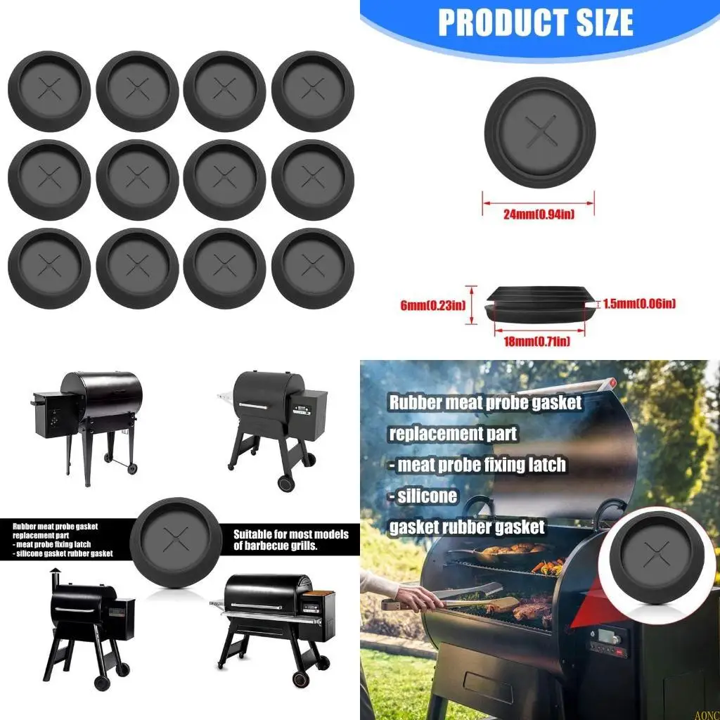 a0nc-1-3-6-12-шт-резиновая-втулка-для-зонда-черная-втулка-для-зонда-температуры-термо-барбекю-для-курильщика