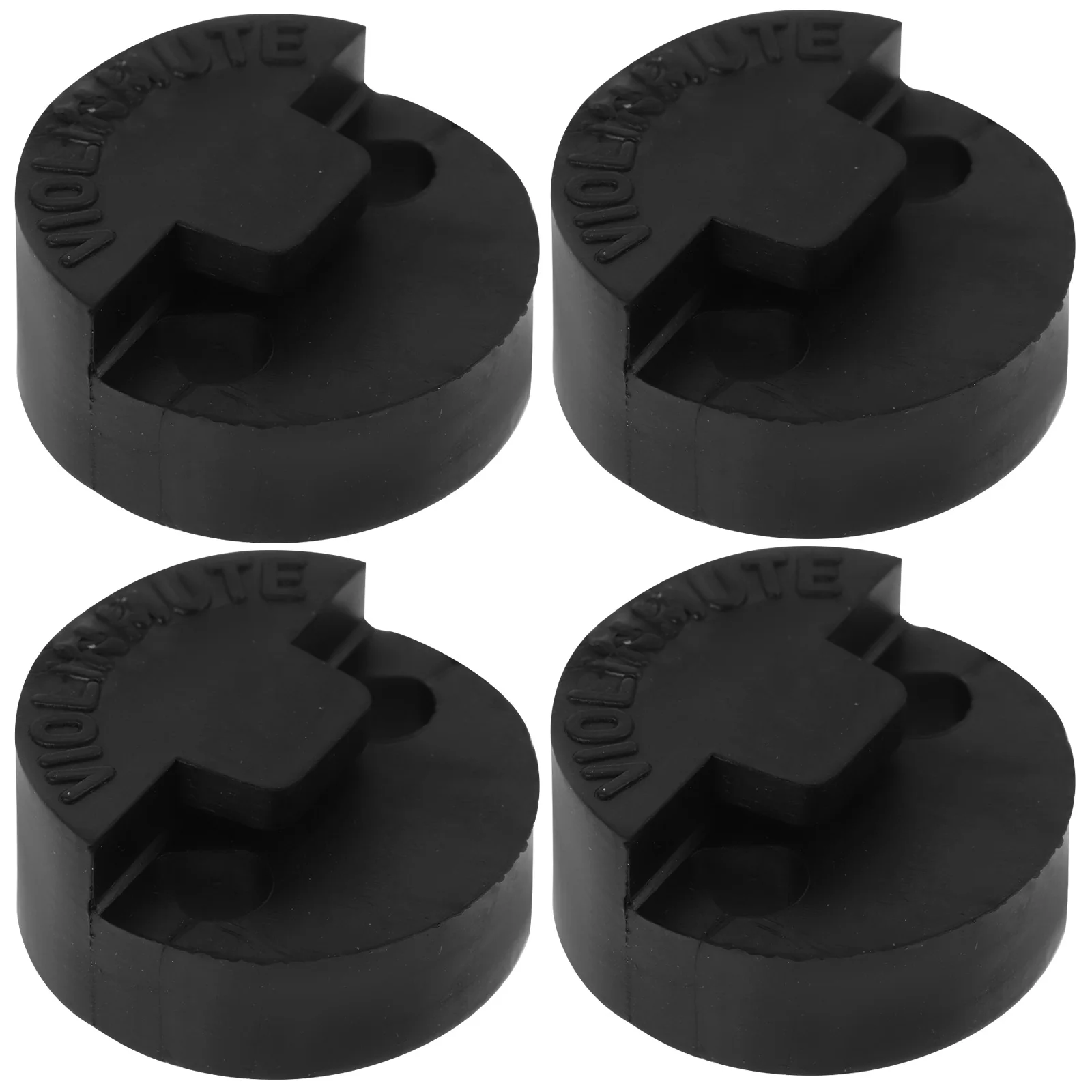 

4pcs Violin Mute Round Rubber Practice Pad Viola Sound Dampener String Instrument Muting Tool Beginner Professional Musician