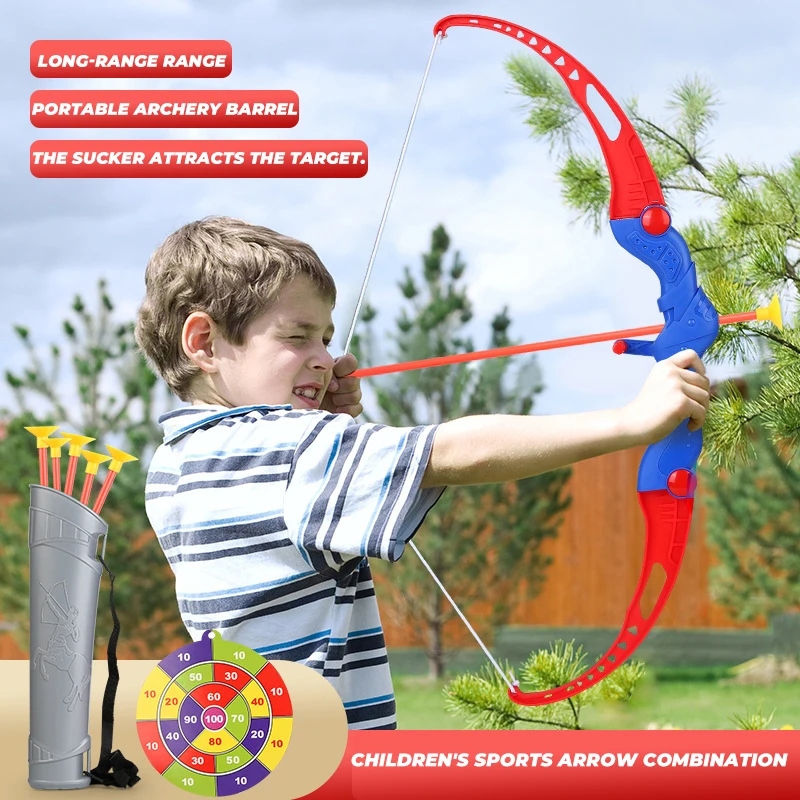 Ensemble de jouets en forme de flèche pour enfants, avec ventouse, jeu de tir en plein air, Interaction Parent-enfant, jouets de sport éducatifs pour enfants, cadeaux
