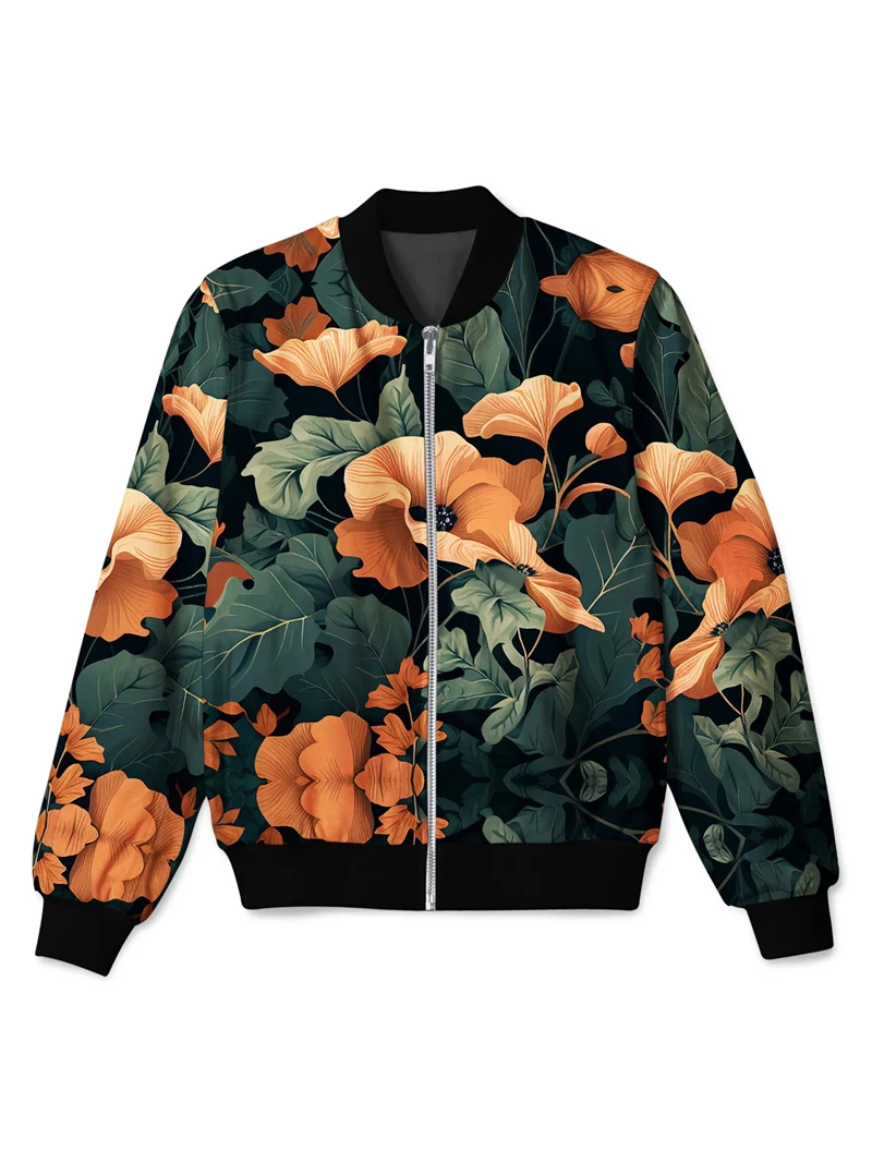2024 New Men/ Women\'s 3D Printed Jacket Fashion Spaceship Print Zip Jacket Casual Overcoat Loose Coat for Kids Outdoor Sportwear