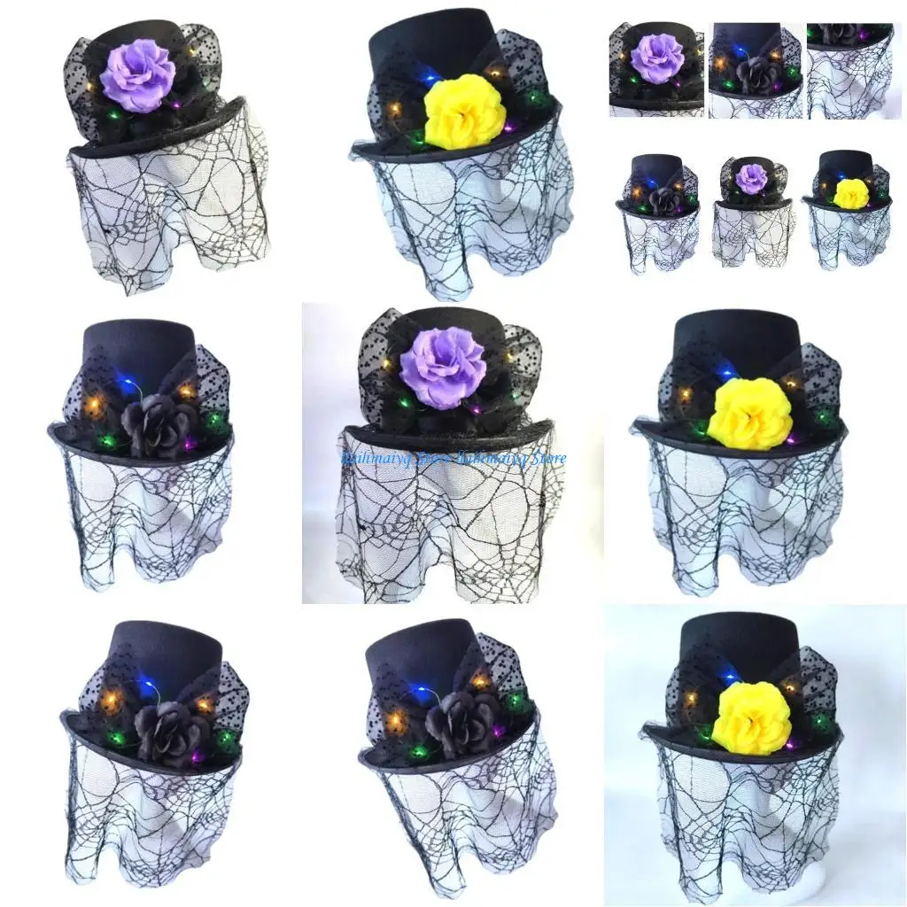 

573B Unique Bright Hat Entertainment Fashion Hat Carnivals Hat Personality Accessory for Parties and Festivals