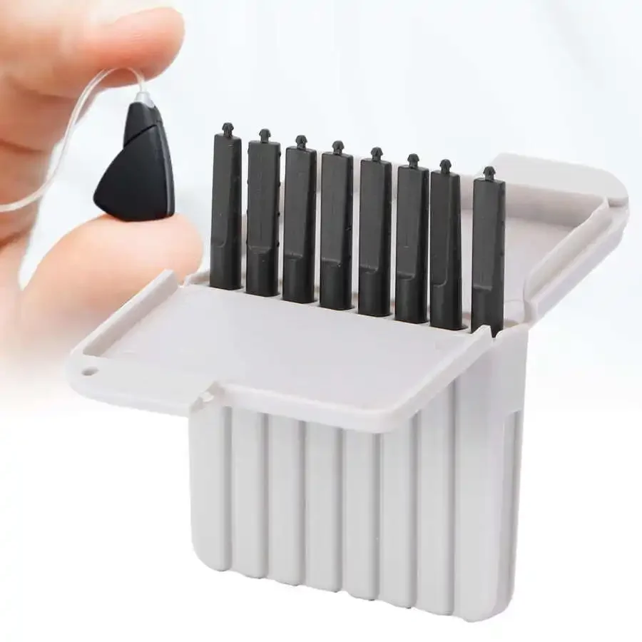 

8pcs/Box 1.2mm Hearing Aid Earwax Guards Filters Hearing Assistance for Dustproof Prevents Hearing Aid Guard