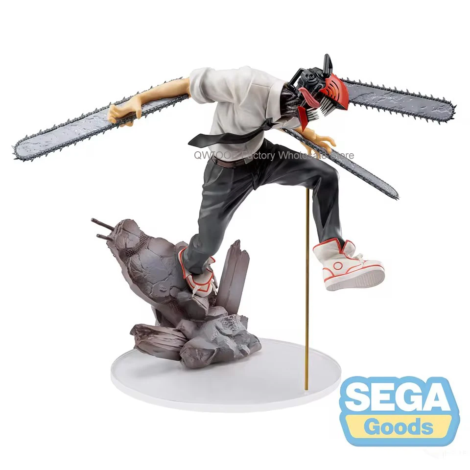 Original Genuine SEGA Chainsaw Man 16cm Denji  Anime Figure Model Action Figure Toys For Boy Birthday Gifts Dropshipping