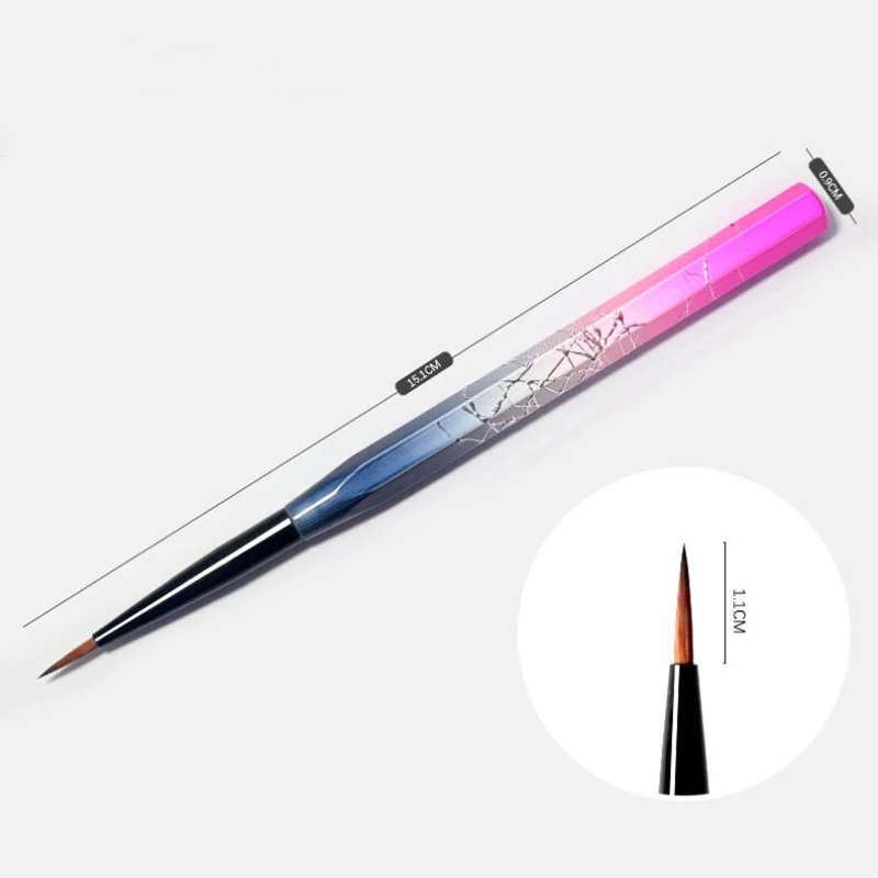 Nagelgradiënt Bar Schilderij Pen Sets Fototherapie Pen Dot Draw Nagelborstels DIY Nagelschoonheidsborstel Manicure Gereedschap Accessoires