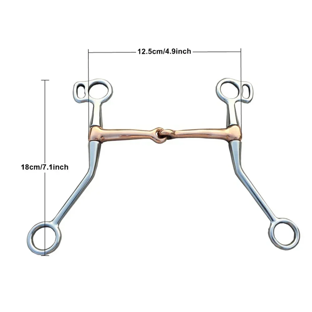 Embout de cheval en acier inoxydable, 1 pièce, 12x18cm